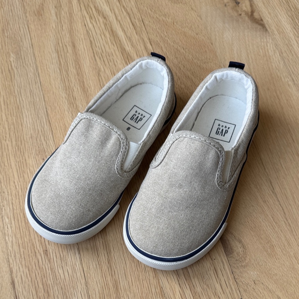 GAP Kids Tan Slip-On Sneakers
